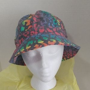 Torrid Rainbow leopard print hat